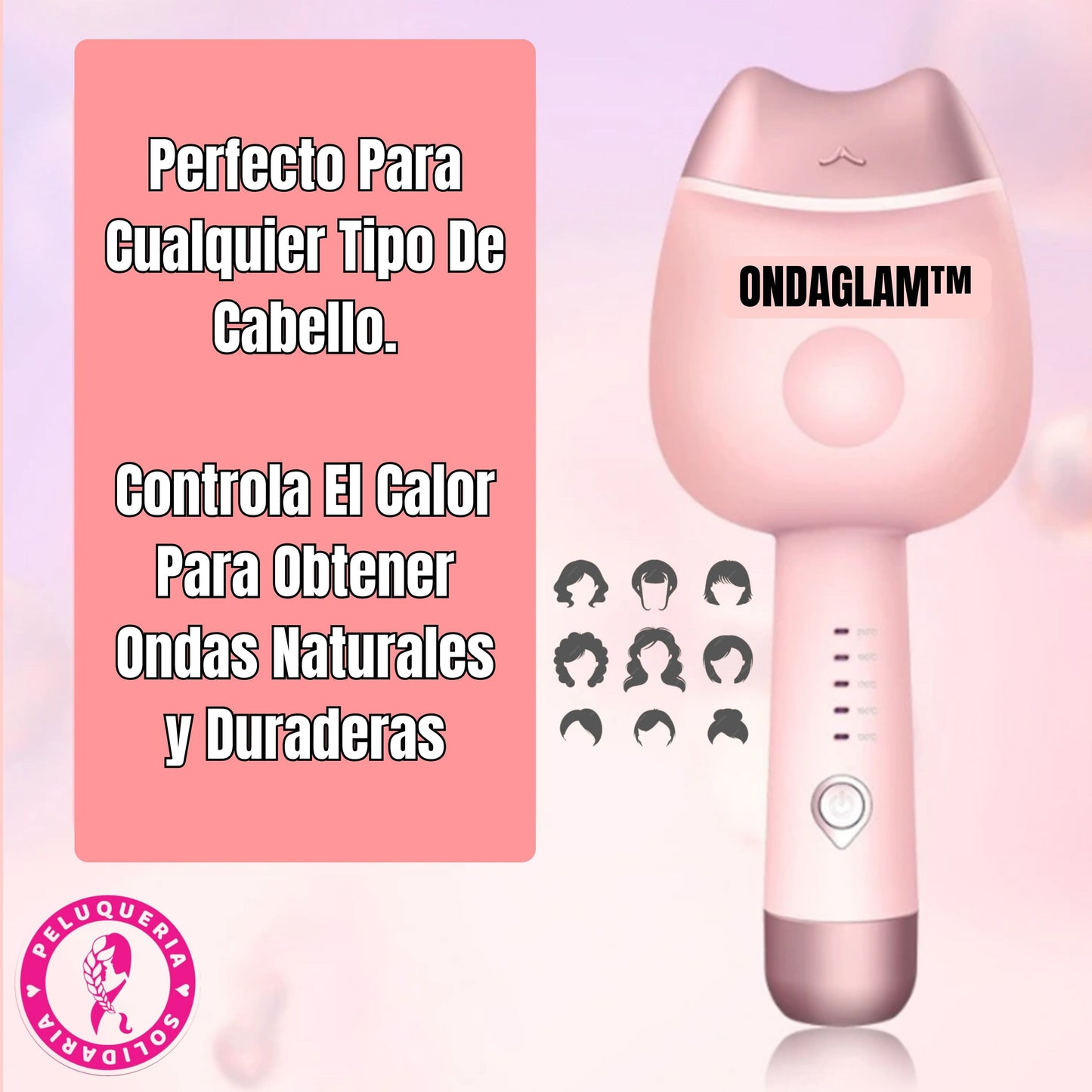 ONDAGLAM™|Rizadora De Ondas Rápida y Segura💕💁🏼‍♀️