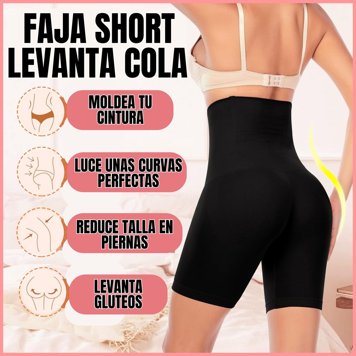 FAJA SHORT	| LEVANTA COLA 🍑