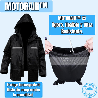 MOTORAIN™|IMPERMEABLE REFLECTIVO TODO TERRENO☔👖